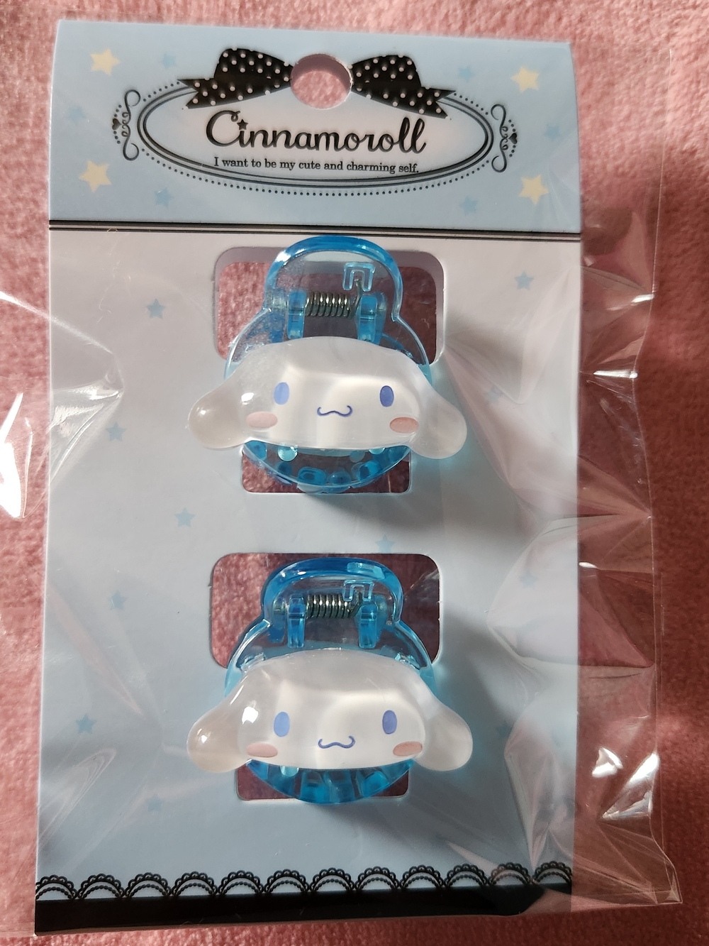Sanrio Cinnamoroll 2 Piece Hair Clip Set New